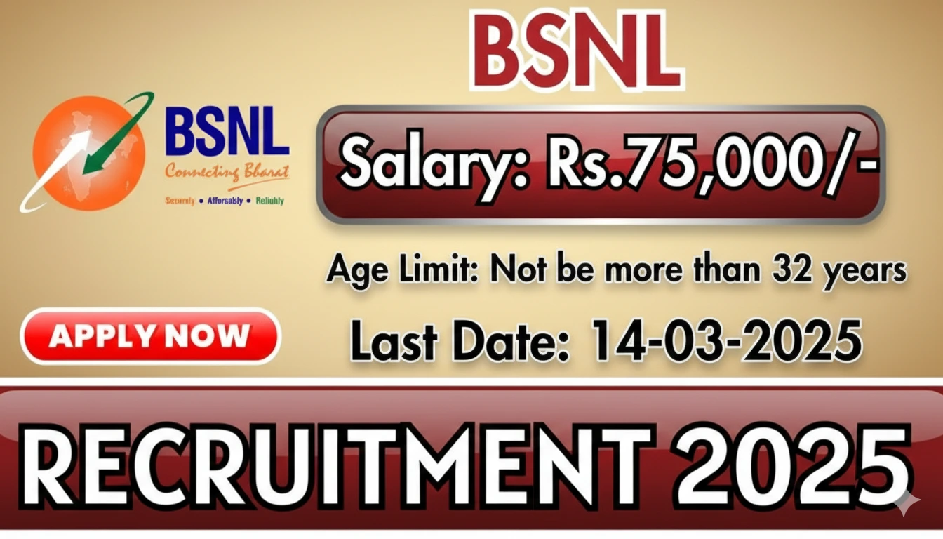 BSNL Bharti 2026: Senior Executive Trainee (SET) Notification, Apply Online, Salary, Eligibility & Last Date